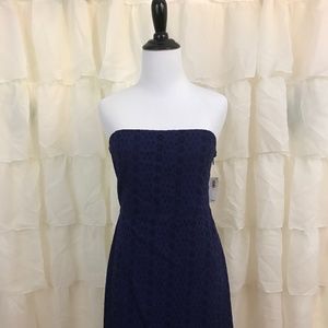 Old Navy Strapless Eyelet Dress